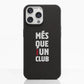 Diseño Oficial de Funda Fibriva™ Negra para Teléfono del FC Barcelona con Eslogan