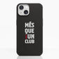 Diseño Oficial de Funda Fibriva™ Negra para Teléfono del FC Barcelona con Eslogan