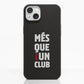 Diseño Oficial de Funda Fibriva™ Negra para Teléfono del FC Barcelona con Eslogan
