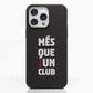 Diseño Oficial de Funda Fibriva™ Negra para Teléfono del FC Barcelona con Eslogan