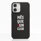 Diseño Oficial de Funda Fibriva™ Negra para Teléfono del FC Barcelona con Eslogan