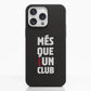 Diseño Oficial de Funda Fibriva™ Negra para Teléfono del FC Barcelona con Eslogan