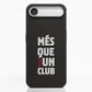 Diseño Oficial de Funda Fibriva™ Negra para Teléfono del FC Barcelona con Eslogan