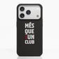 Diseño Oficial de Funda Fibriva™ Negra para Teléfono del FC Barcelona con Eslogan