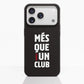 Diseño Oficial de Funda Fibriva™ Negra para Teléfono del FC Barcelona con Eslogan