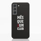 Diseño Oficial de Funda Fibriva™ Negra para Teléfono del FC Barcelona con Eslogan