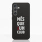 Diseño Oficial de Funda Fibriva™ Negra para Teléfono del FC Barcelona con Eslogan