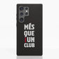 Diseño Oficial de Funda Fibriva™ Negra para Teléfono del FC Barcelona con Eslogan
