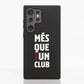 Diseño Oficial de Funda Fibriva™ Negra para Teléfono del FC Barcelona con Eslogan
