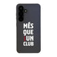 Diseño Oficial de Funda Fibriva™ Negra para Teléfono del FC Barcelona con Eslogan