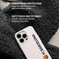 Funda móvil Clear Oficial FC Barcelona Vertical negro