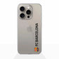 Funda móvil Clear Oficial FC Barcelona Vertical negro