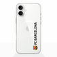 Funda móvil Clear Oficial FC Barcelona Vertical negro