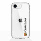 Funda móvil Clear Oficial FC Barcelona Vertical negro