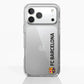 Funda móvil Clear Oficial FC Barcelona Vertical negro
