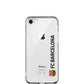 Funda móvil Clear Oficial FC Barcelona Vertical negro