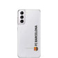 Funda móvil Clear Oficial FC Barcelona Vertical negro