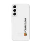 Funda móvil Clear Oficial FC Barcelona Vertical negro