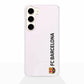 Funda móvil Clear Oficial FC Barcelona Vertical negro