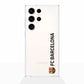 Funda móvil Clear Oficial FC Barcelona Vertical negro