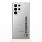 Funda móvil Clear Oficial FC Barcelona Vertical negro