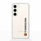 Funda móvil Clear Oficial FC Barcelona Vertical negro
