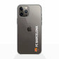 Funda móvil Clear oficial del FC Barcelona vertical blanca