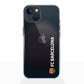 Funda móvil Clear oficial del FC Barcelona vertical blanca