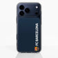 Funda móvil Clear oficial del FC Barcelona vertical blanca