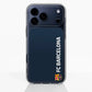 Funda móvil Clear oficial del FC Barcelona vertical blanca