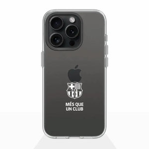 Funda móvil Clear oficial del FC Barcelona “Más que un club”