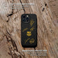 Funda Fibriva™ oficial del FC Barcelona con diseño amarillo y firmas