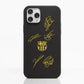 Funda Fibriva™ oficial del FC Barcelona con diseño amarillo y firmas