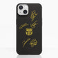 Funda Fibriva™ oficial del FC Barcelona con diseño amarillo y firmas