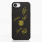Funda Fibriva™ oficial del FC Barcelona con diseño amarillo y firmas
