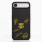 Funda Fibriva™ oficial del FC Barcelona con diseño amarillo y firmas