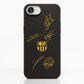 Funda Fibriva™ oficial del FC Barcelona con diseño amarillo y firmas