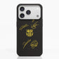 Funda Fibriva™ oficial del FC Barcelona con diseño amarillo y firmas
