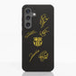 Funda Fibriva™ oficial del FC Barcelona con diseño amarillo y firmas