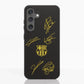 Funda Fibriva™ oficial del FC Barcelona con diseño amarillo y firmas