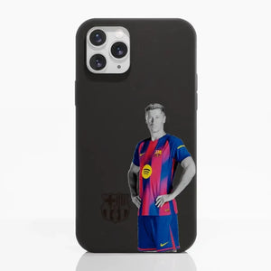 Funda Fibriva™ oficial del FC Barcelona con diseño de Lewandowski