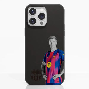 Funda Fibriva™ oficial del FC Barcelona con diseño de Lewandowski