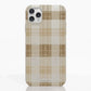 Funda móvil Hecha de Fibriva™ PC3D diseño con patrón vichy marrón