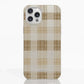 Funda móvil Hecha de Fibriva™ PC3D diseño con patrón vichy marrón