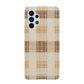 Funda móvil Hecha de Fibriva™ PC3D diseño con patrón vichy marrón