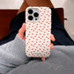 Funda móvil Hecha de Fibriva™ PC3D Patrón Corazones
