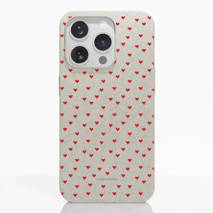 Funda móvil Hecha de Fibriva™ PC3D Patrón Corazones