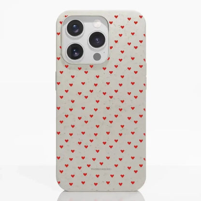 Funda móvil Hecha de Fibriva™ PC3D Patrón Corazones