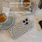 Funda móvil Hecha de Fibriva™ PC3D Diseño Lunares Mocha