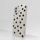 Funda móvil Hecha de Fibriva™ PC3D Diseño Lunares Mono